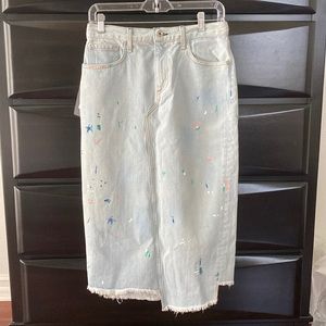 Brand new Rag & Bone midi jean skirt!